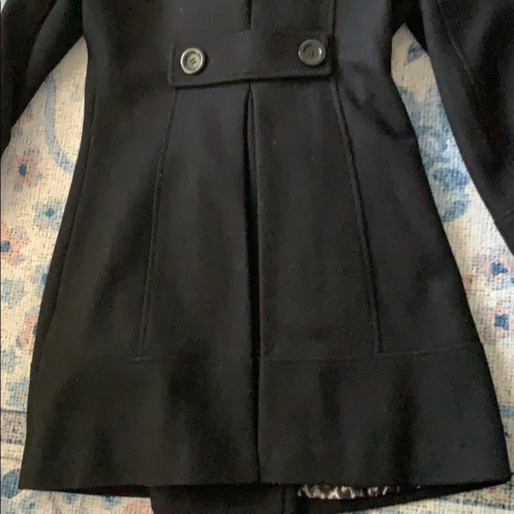 Marvin Richards Black wool Peacoat - Picture 5 of 5